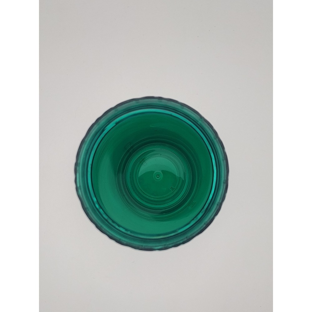 Starbucks 2022 Teal Emerald Green Iridescent Swirl 16oz Cold Cup Tumbler Lid - Picture 5 of 7
